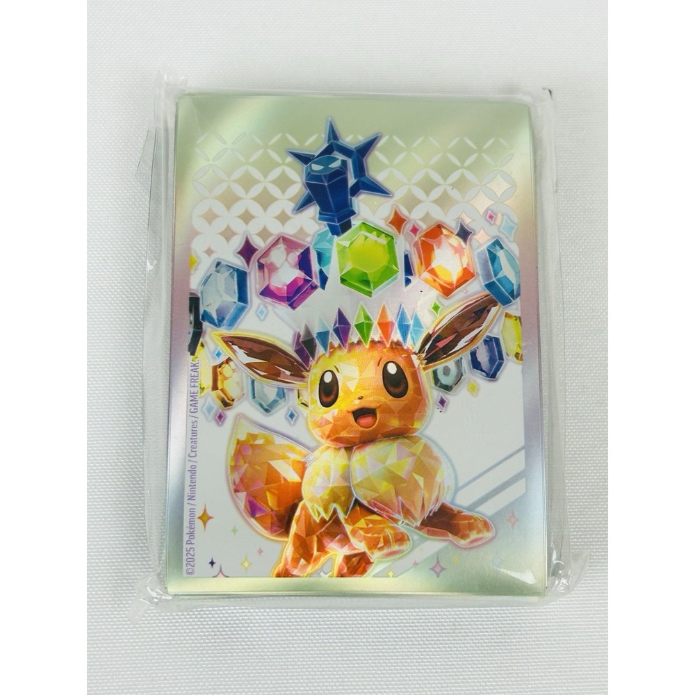Pokemon TCG 65x Sealed Eevee Prismatic Evolutions ETB Card Sleeves 2025